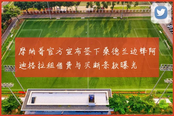 摩纳哥官方宣布签下桑德兰边锋阿迪格拉租借费与买断条款曝光